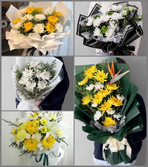 山东青岛即墨市移风店镇孙家村白事花束代送